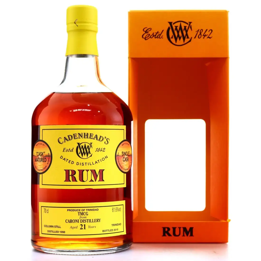 Cadenhead‘s Caroni TMCG HTR 1998