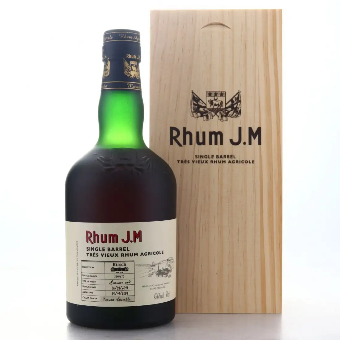 Rhum J.M Single Barrel (Selected by Kirsch) 2004