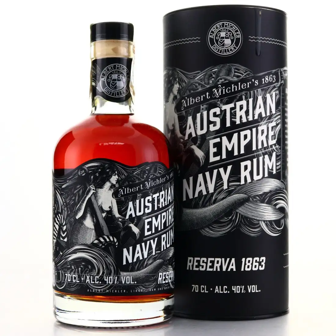 Albert Michler Distillery Austrian Empire Navy Rum Reserva 1863