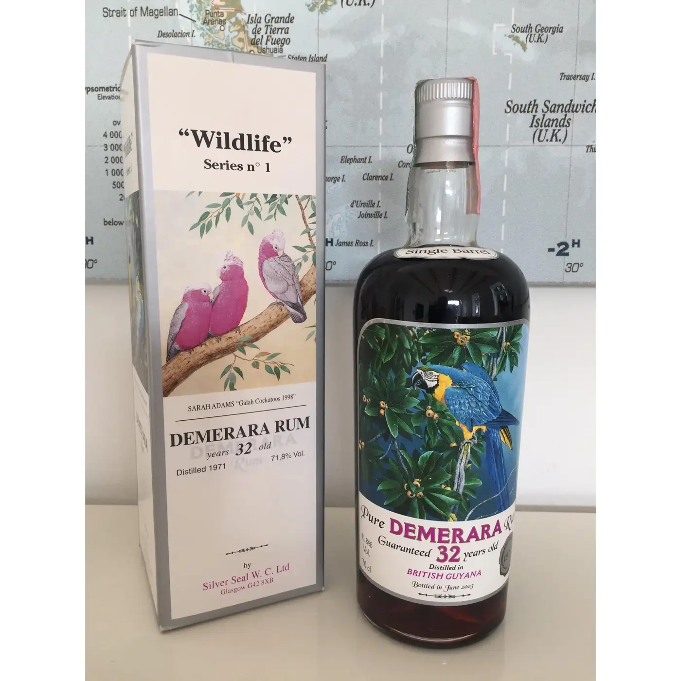 Silver Seal Demerara Rum Wildlife Series No. 1 1971