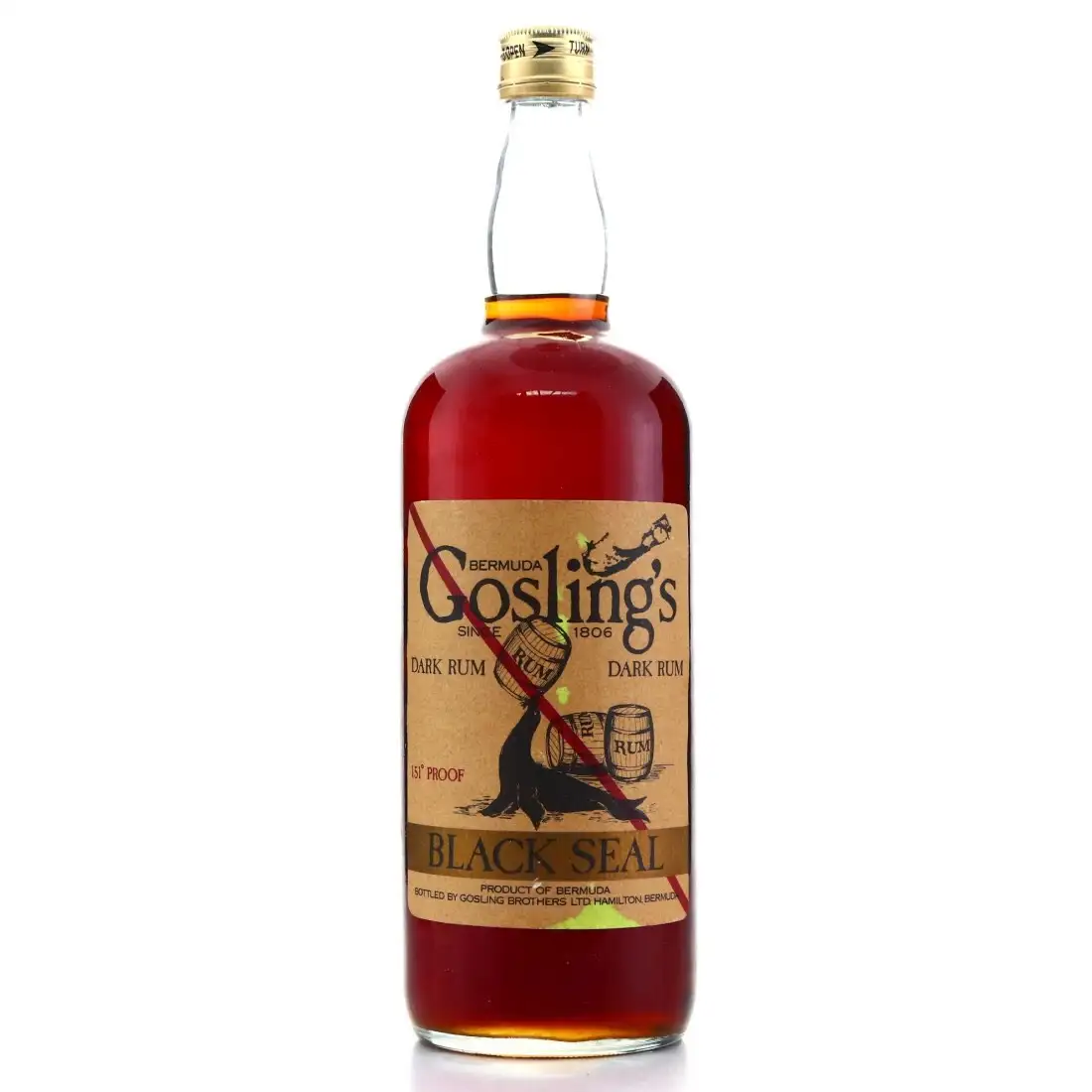Goslings Black Seal Rum (Vintage)