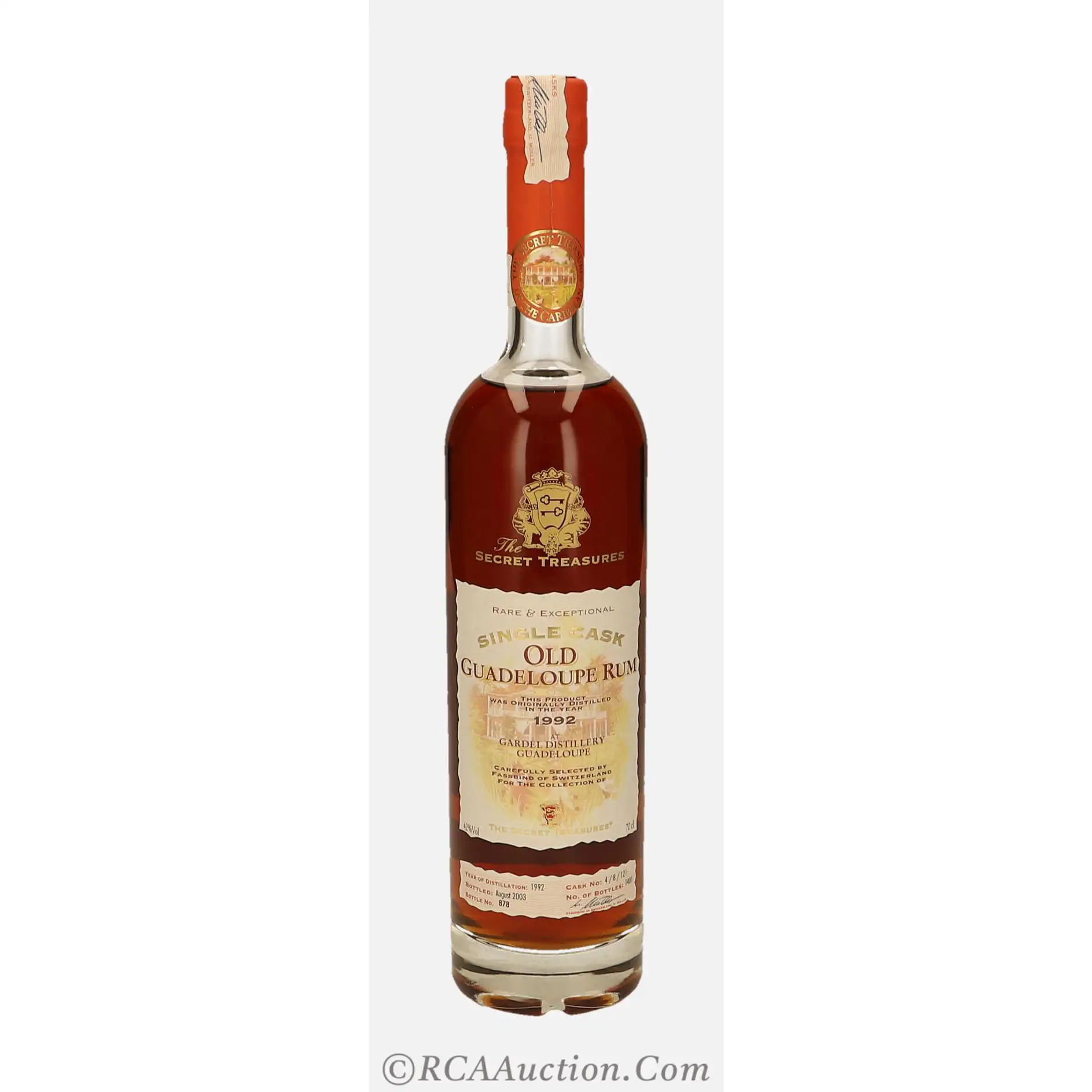 Fassbind AG Gardel Secret Treasures Old Guadeloupe Rum 1992