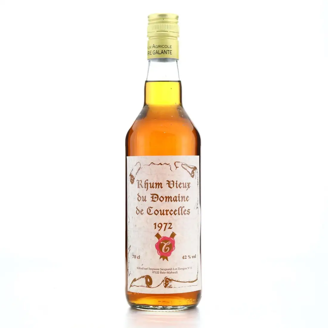 Domaine de Courcelles Rhum Vieux du Domaine de Courcelles 1972