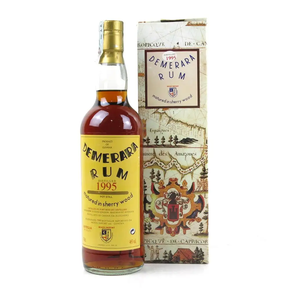 Moon Import Port Mourant Demerara Rum 1995