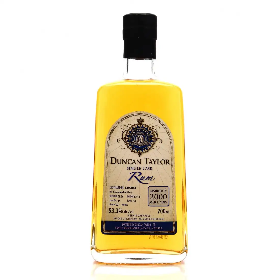 Duncan Taylor Hampden Single Cask Rum LROK 2000