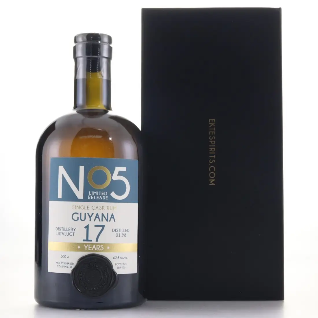 Ekte Rum Uitvlugt No5 Guyana Rum 1998