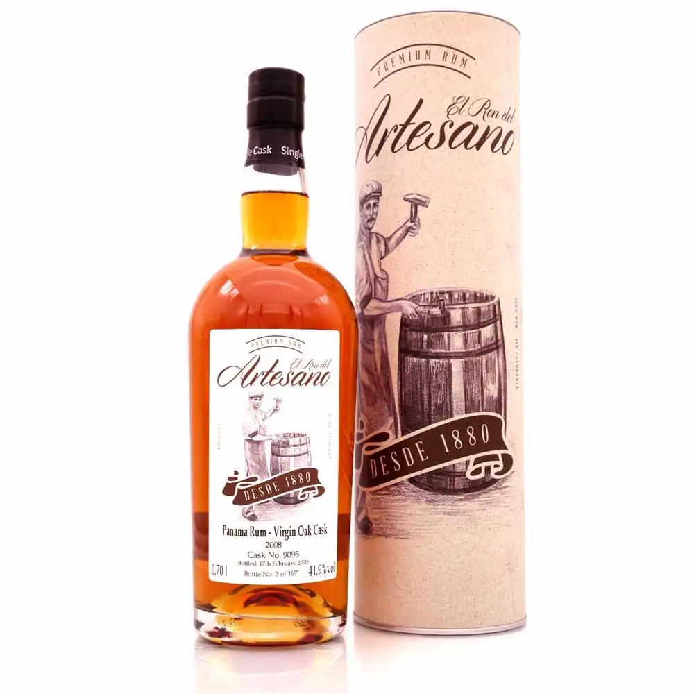 El Ron del Artesano Panama Rum - Virgin Oak Cask 2008