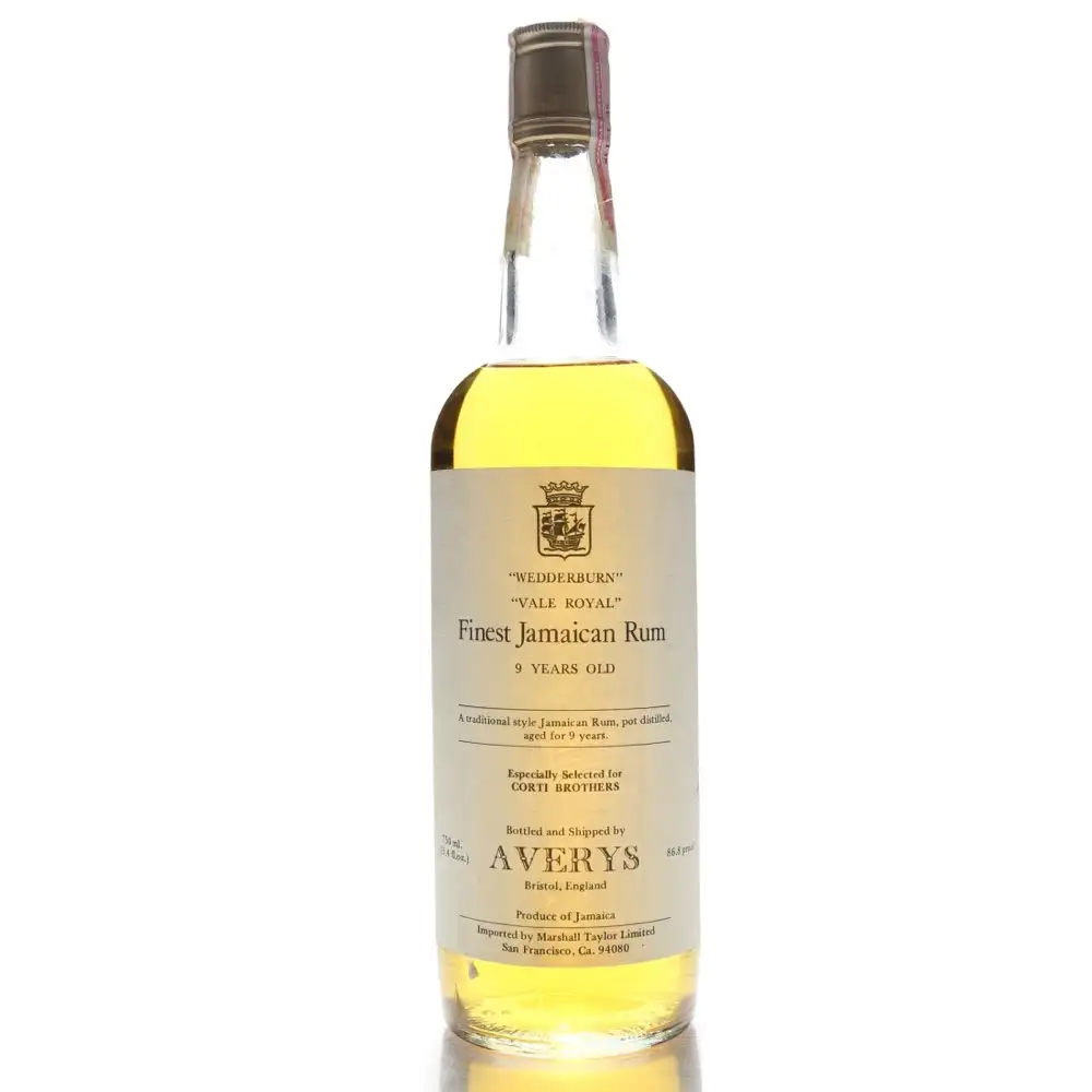Averys Long Pond Finest Jamaican Rum Vale Royal