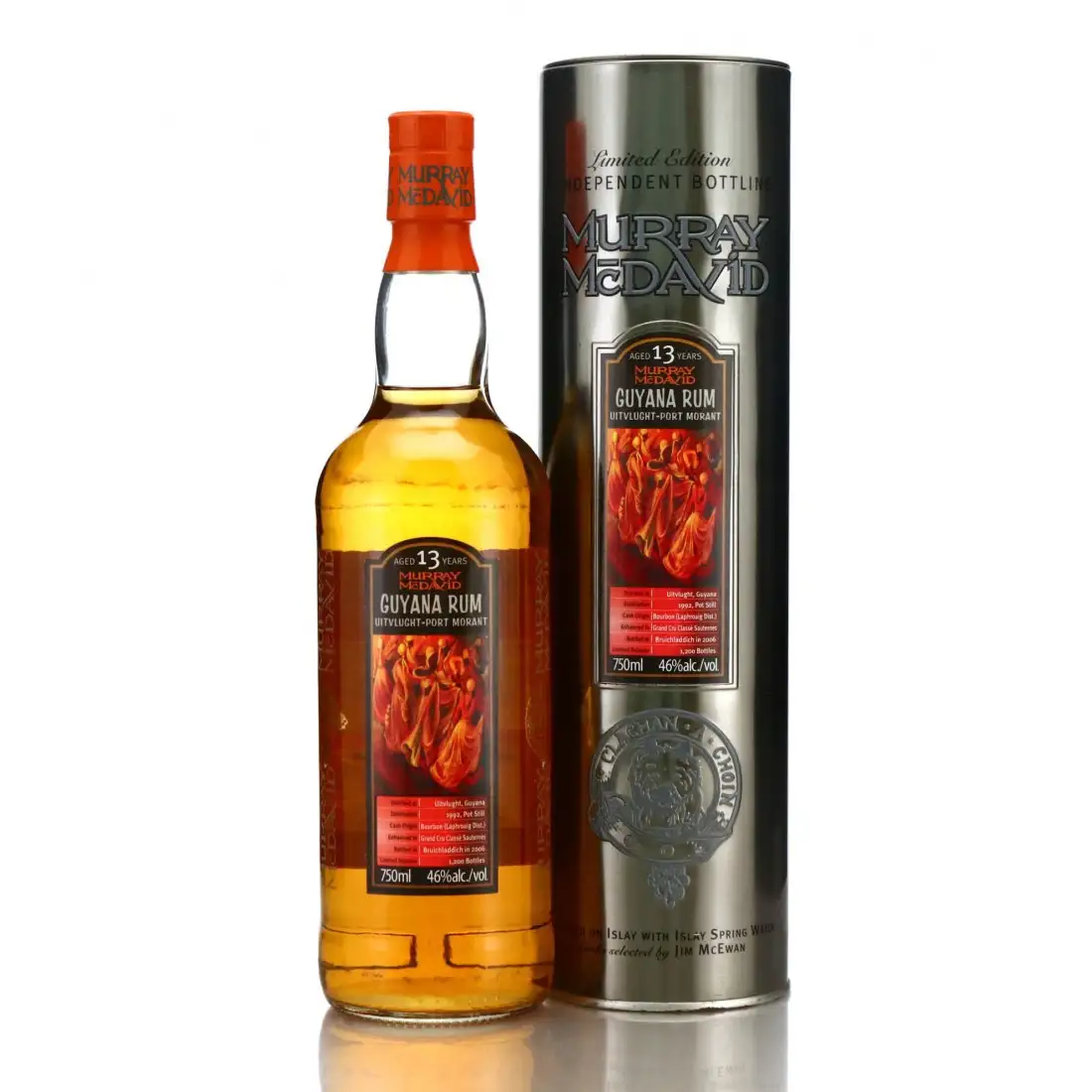 Murray McDavid Uitvlugt (Port Mourant) Guyana Rum 1992