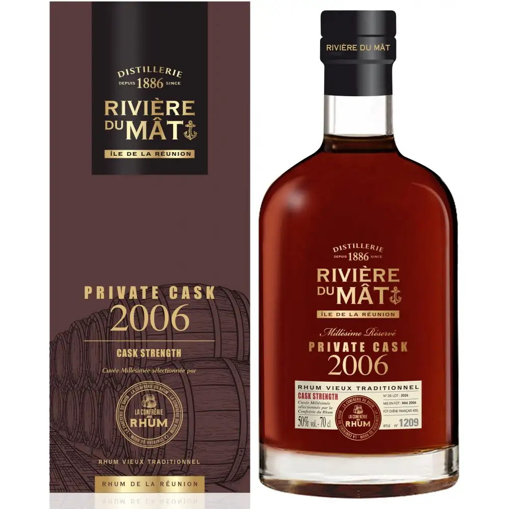 La Confrérie du Rhum Rivière du Mât Private Cask 2006