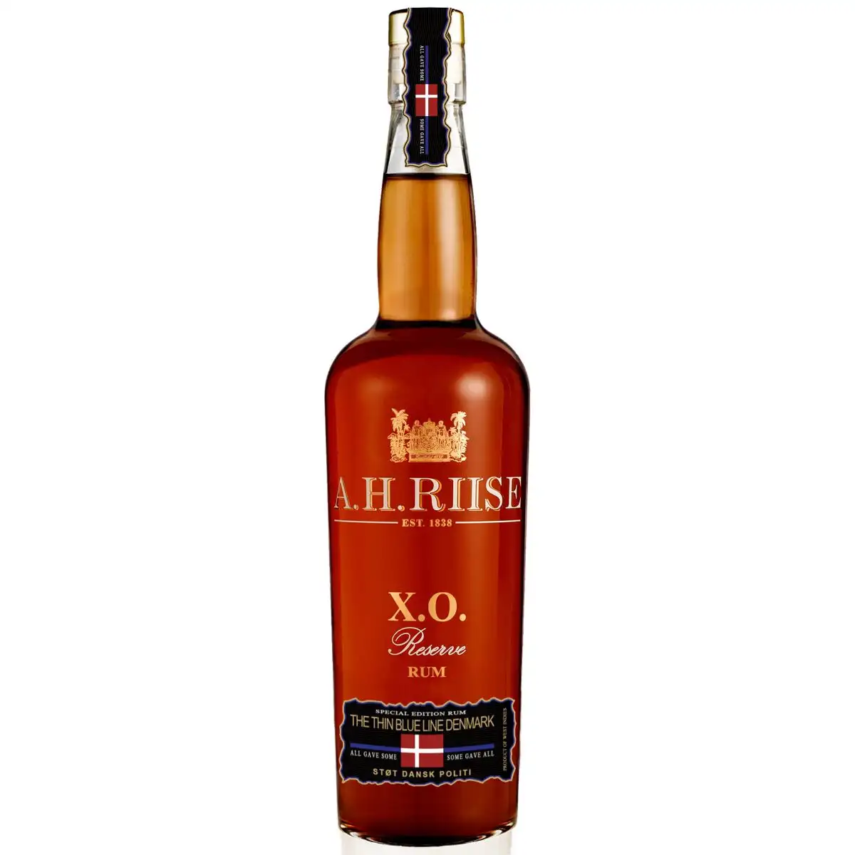 A.H. Riise XO Reserve Thin Blue Line Denmark Rum