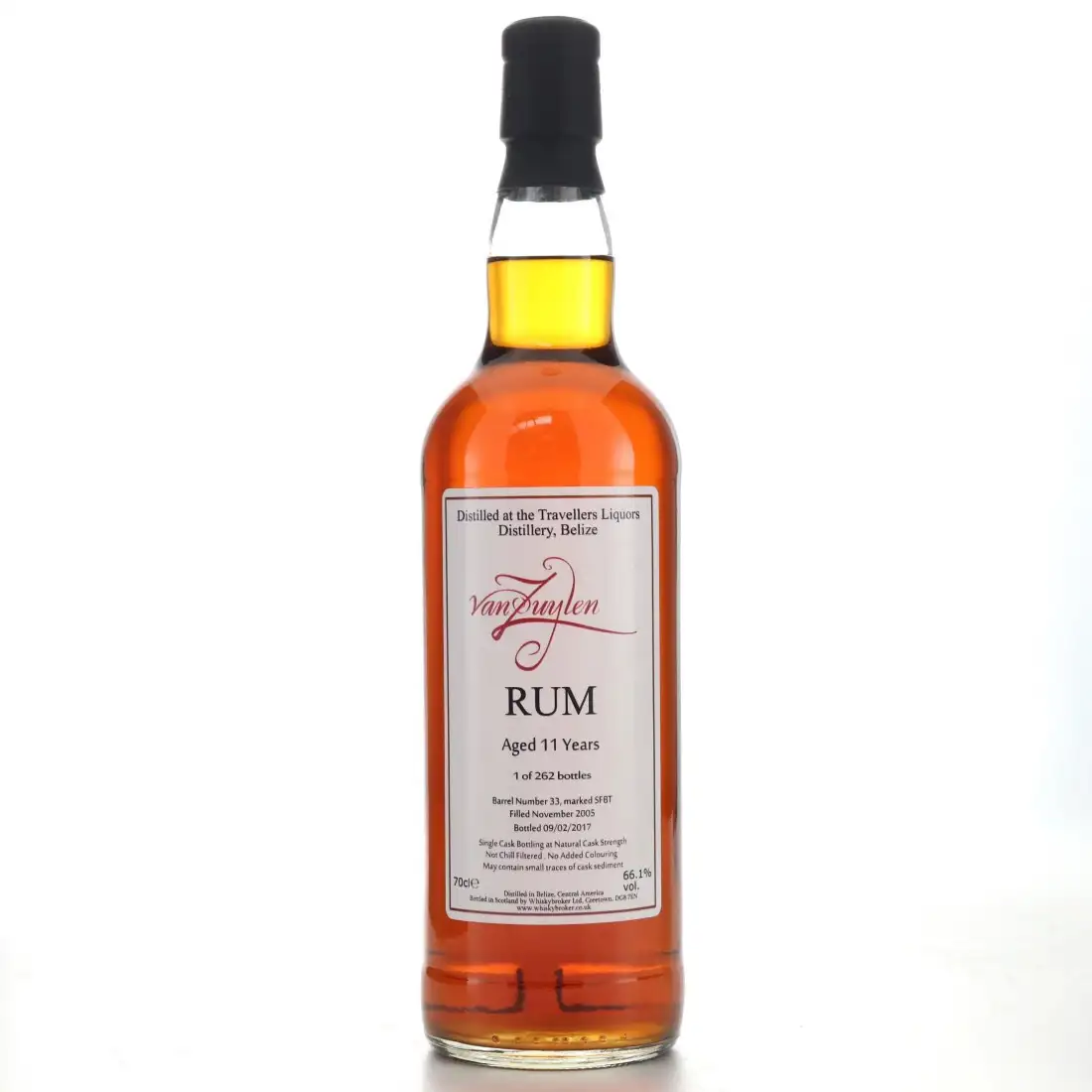 Whiskybroker Travellers Van Zuylen SFBT 2005