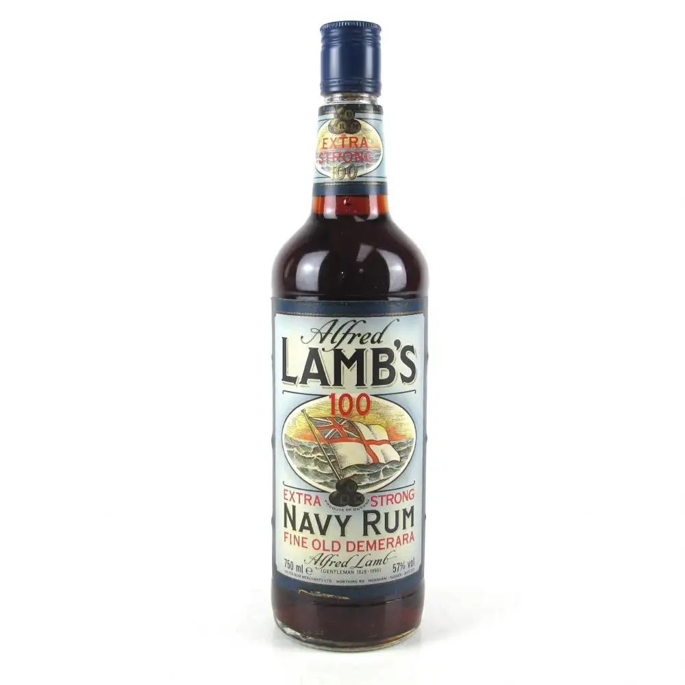 Alfred Lamb‘s 100 Extra Strong Navy Rum 1980s