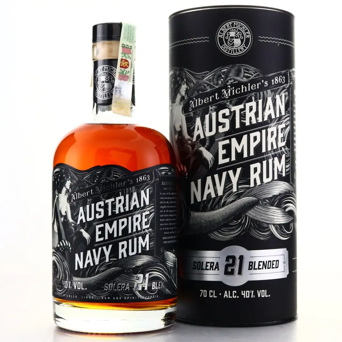 Albert Michler Distillery Austrian Empire Navy Rum Solera 21