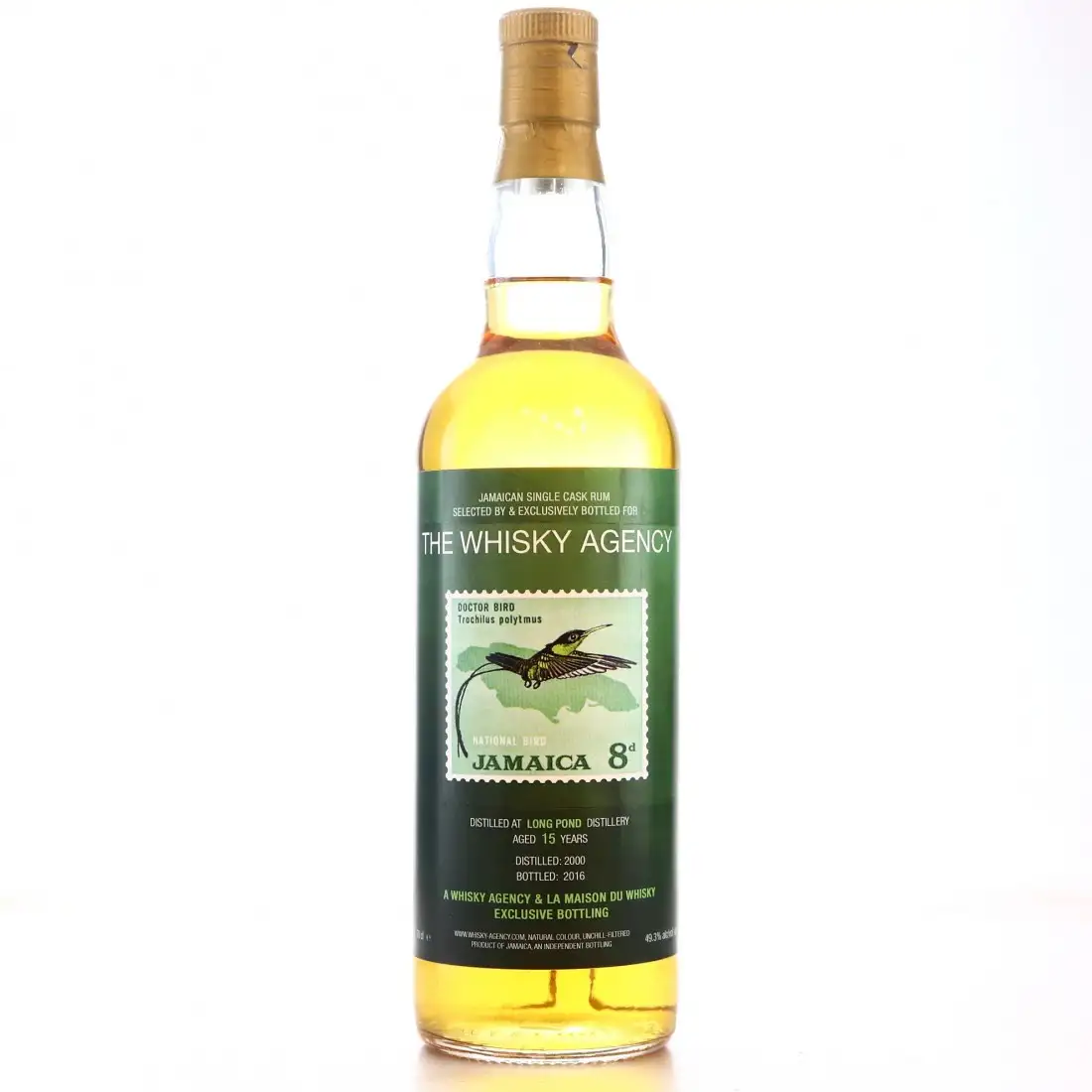 The Whisky Agency Long Pond Jamaica 8d LMDW 2000
