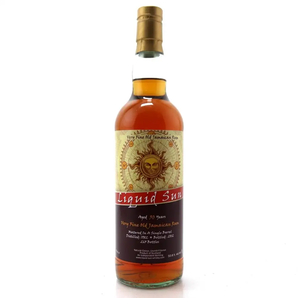 Liquid Sun Very Fine Old Jamaica Rum 1982