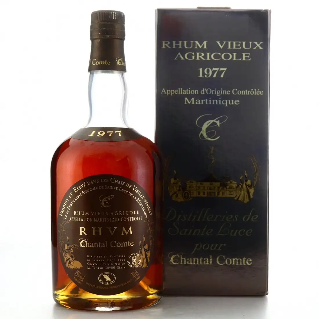 Rhum Chantal Comte Trois Rivières Millésime 1977