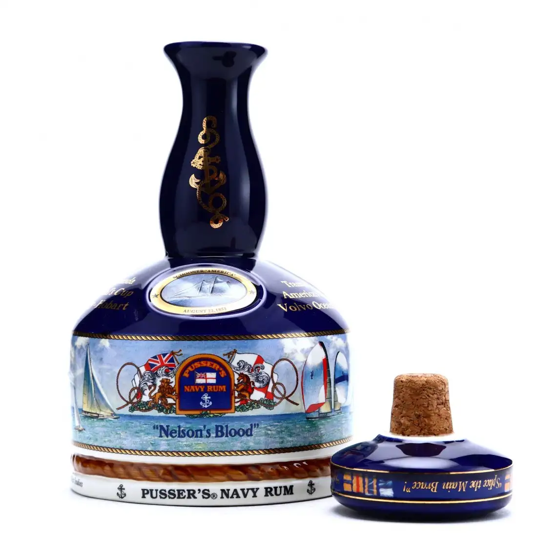 Pusser‘s Rum „Nelson‘s Blood“ Yachting Ceramic Decanter