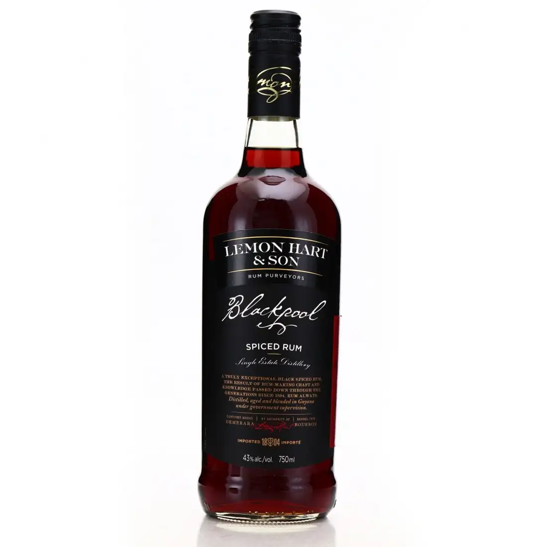 Lemon Hart & Son Blackpool Navy Spiced