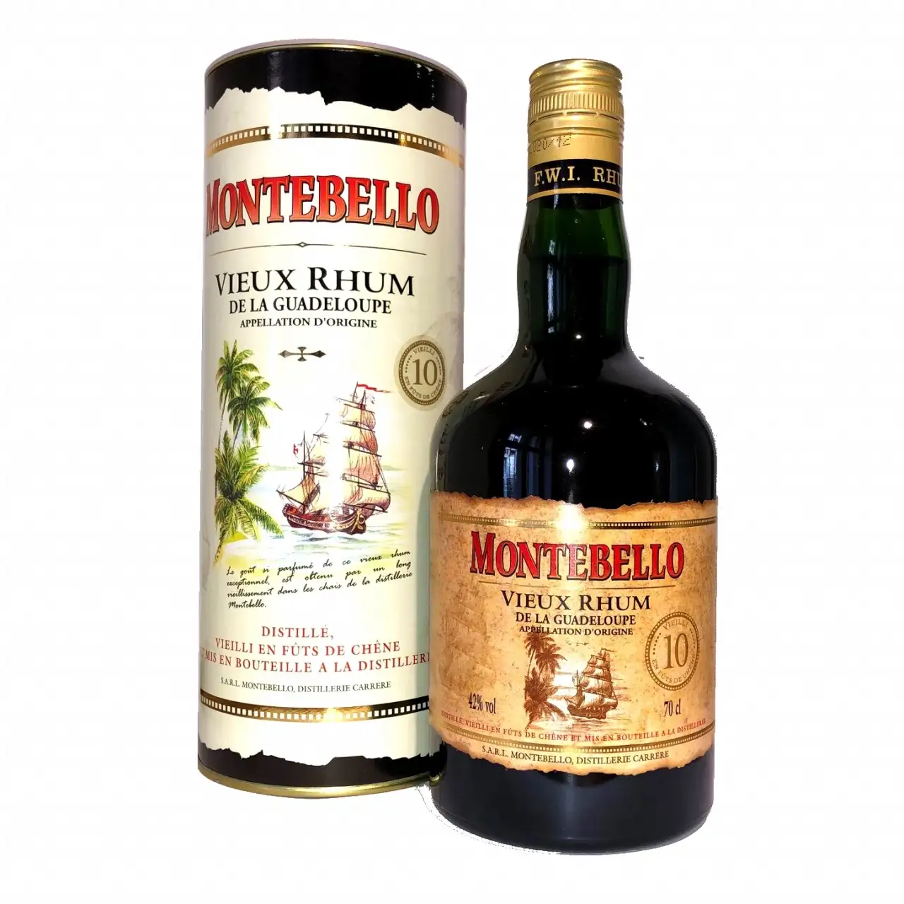 Carrere Montebello Rhum Vieux 10 ans 2002