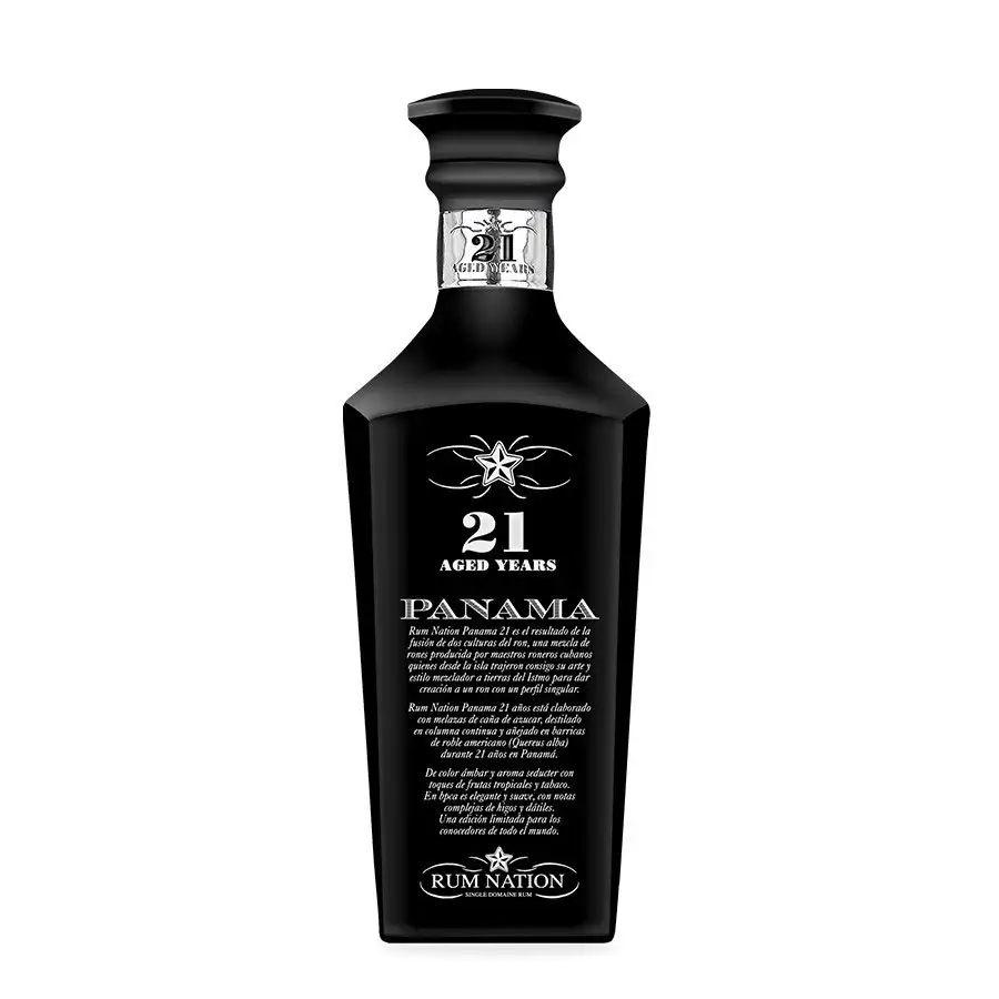 Rum Nation Panama Decanter 21 Years Black Edition
