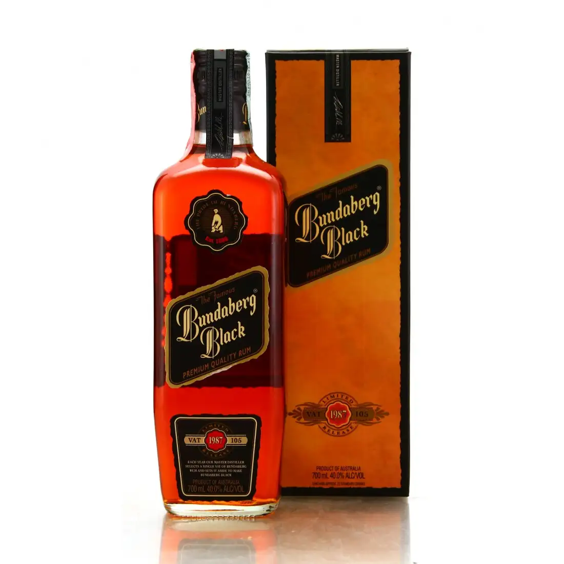 Bundaberg Black - Standard Label 1987