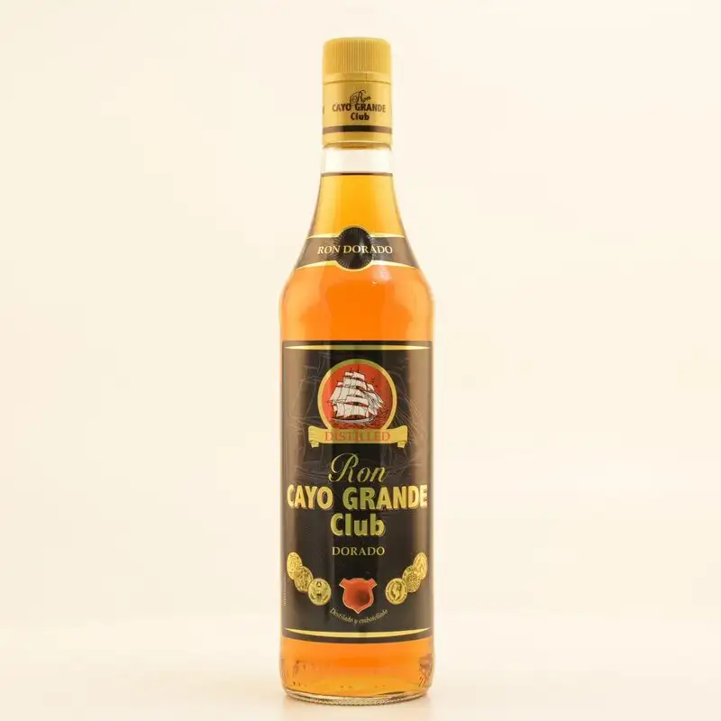 Flor de Santa Cruz Ron Cayo Grande Dorado Añejo