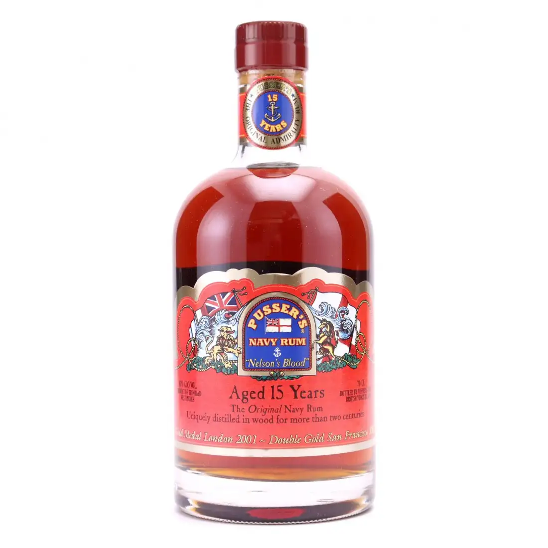 Pusser‘s Rum „Nelson‘s Blood“ Aged 15 Years Navy Rum