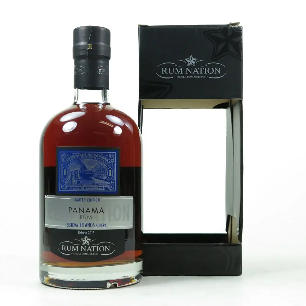 Rum Nation Panama Sistema Solera 18 Años 2016
