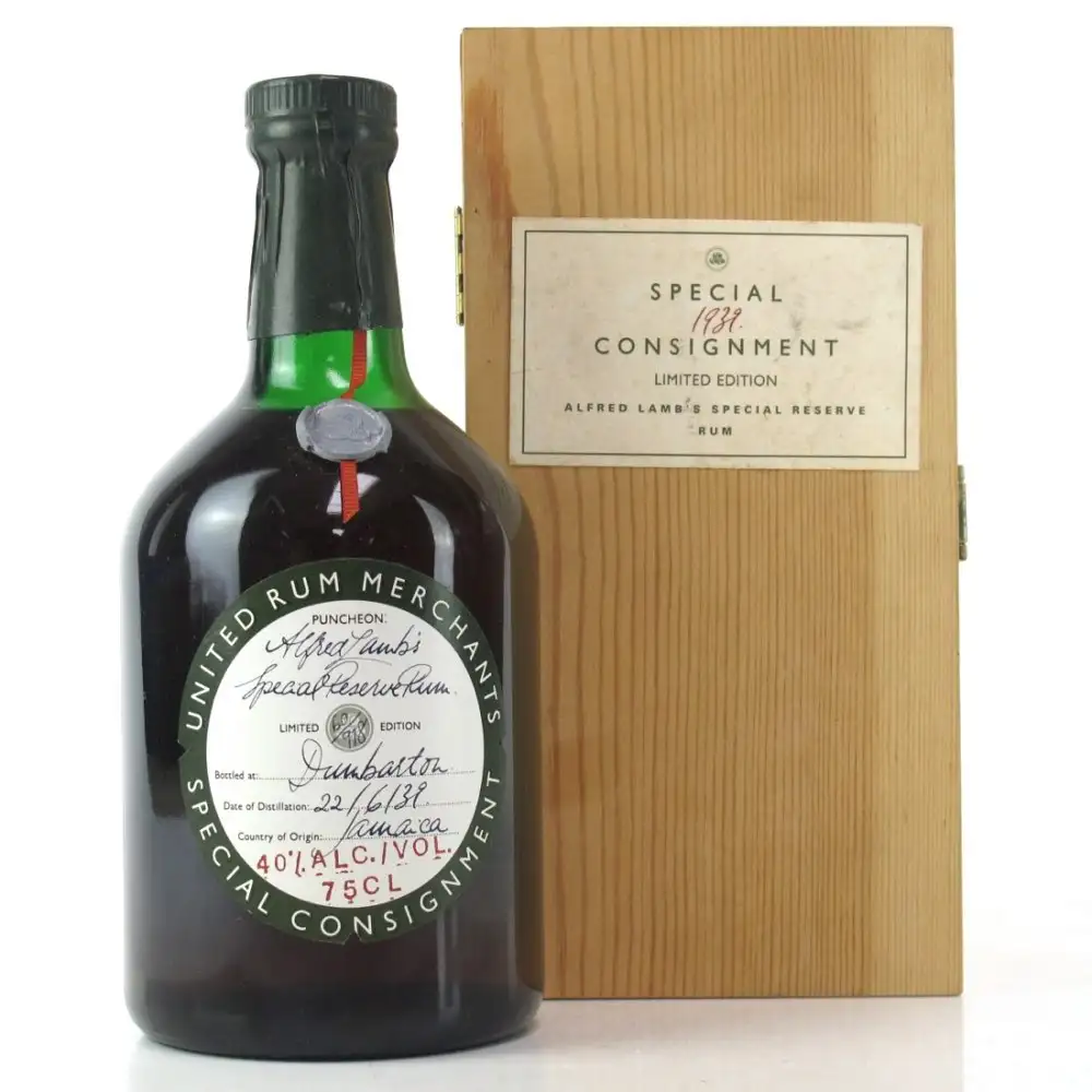 Alfred Lamb‘s United Rum Merchants Special Reservation Rum 1939