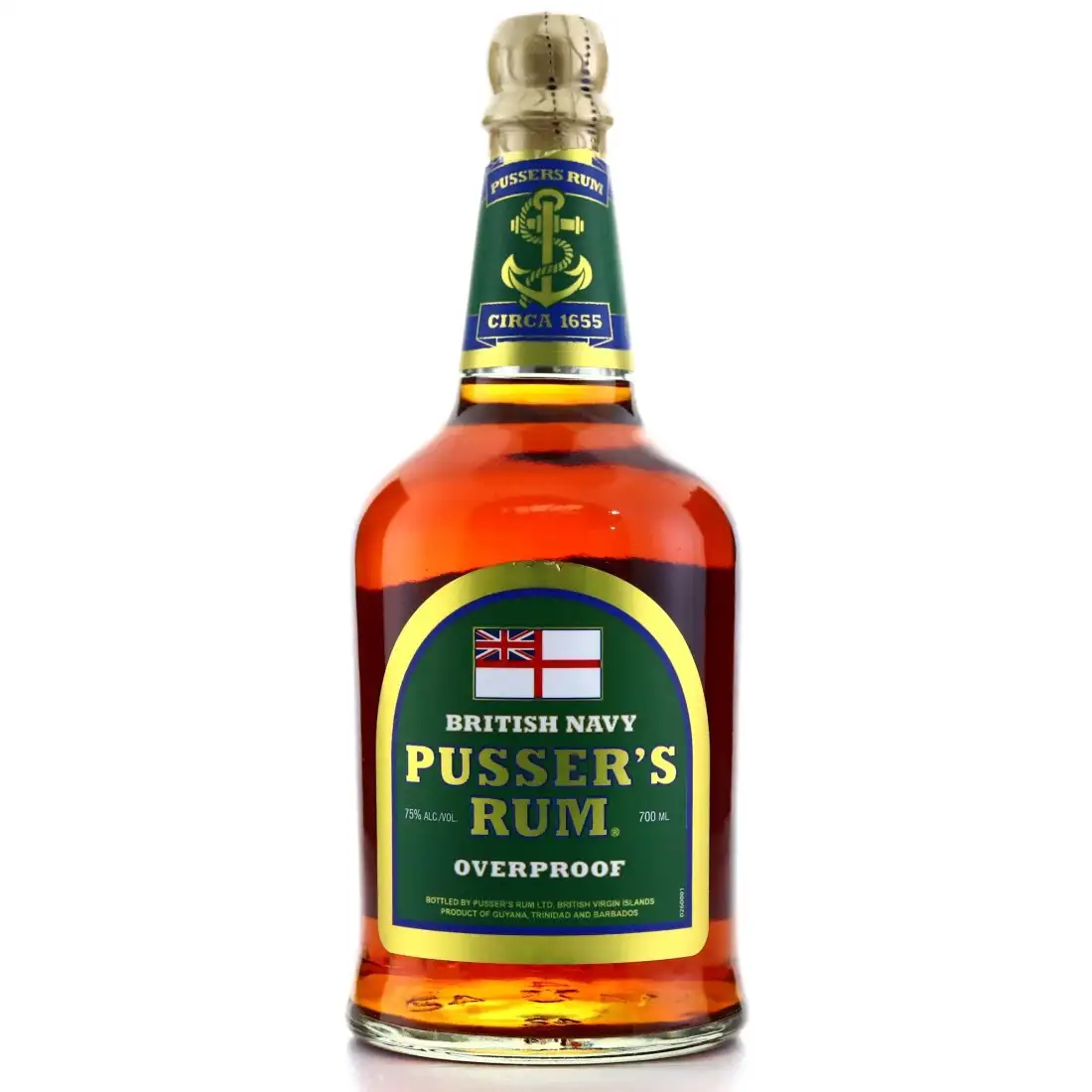 Pusser‘s Rum Green Label Overproof (Green Label)