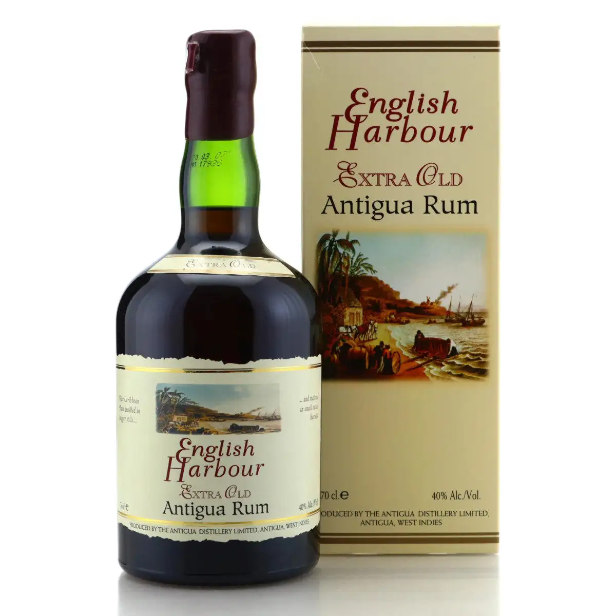 The Antigua Distillery English Harbour Extra Old Antigua Rum 1981
