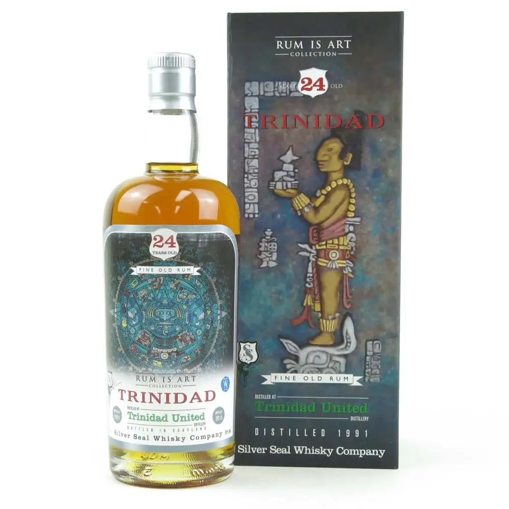 Silver Seal T.D.L Rum is Art Collection 1991