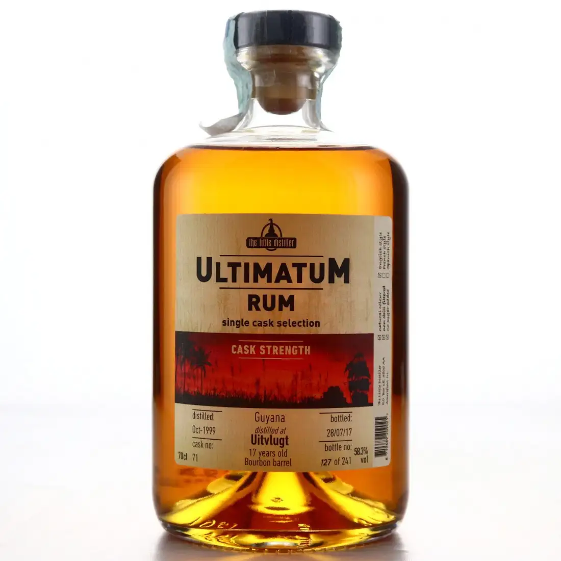 The Little Distiller Uitvlugt Ultimatum Rum 1999