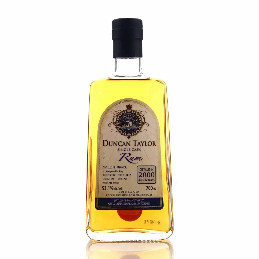 Duncan Taylor Hampden Single Cask Rum LROK 2000
