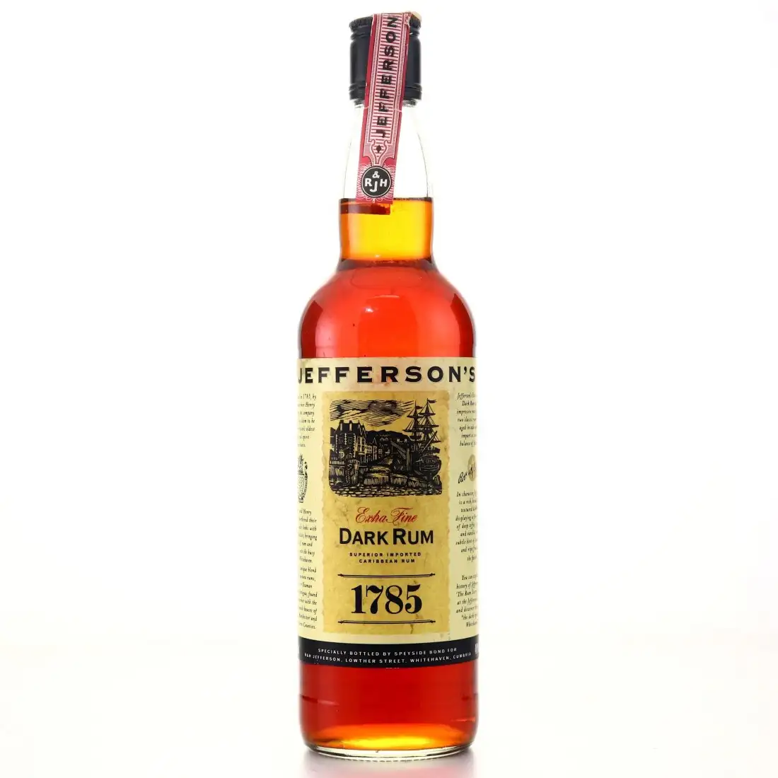 Jefferson‘s 1785 Extra Fine Dark Rum