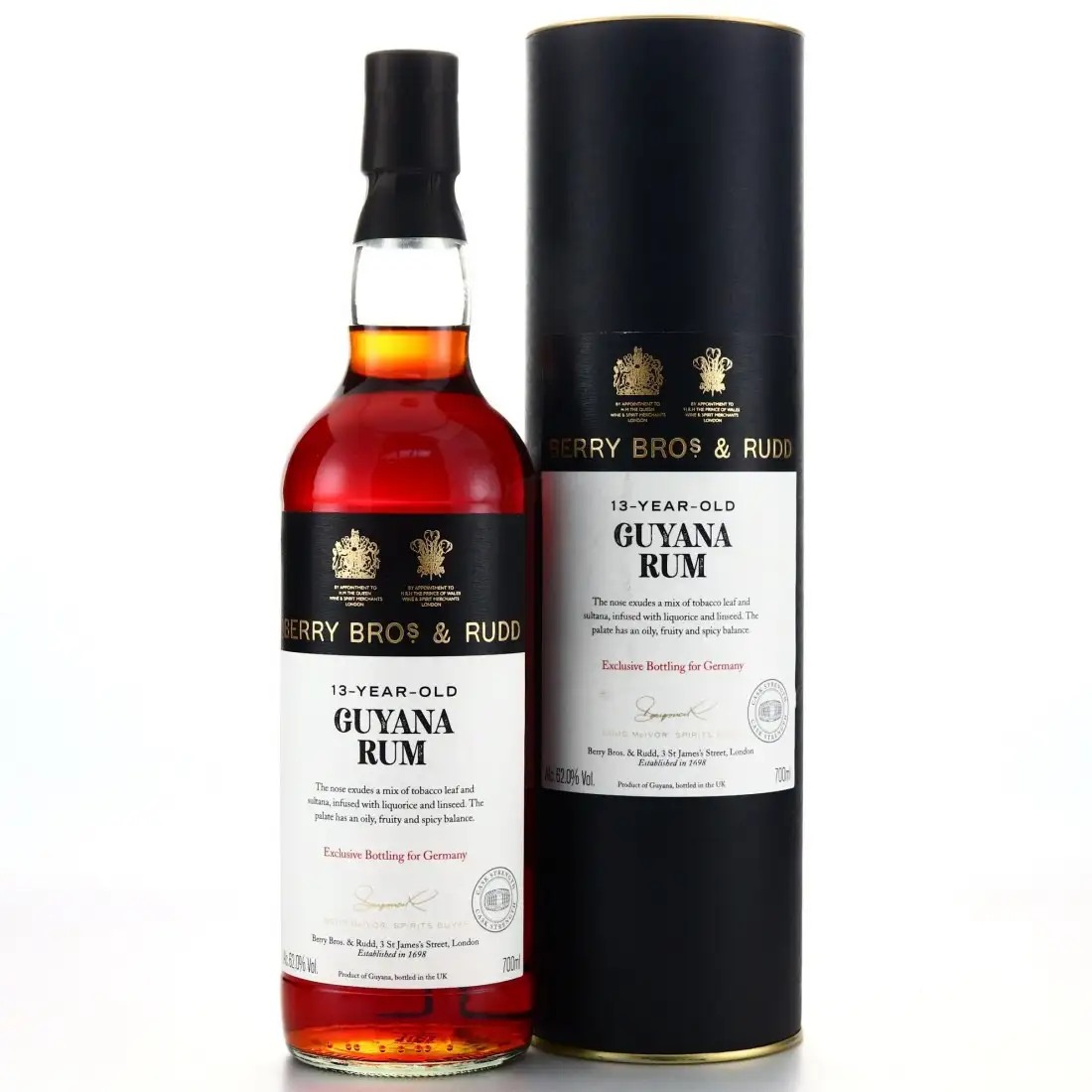 Berry Bros & Rudd DDL Guyana Rum Kirsch Whisky 2004