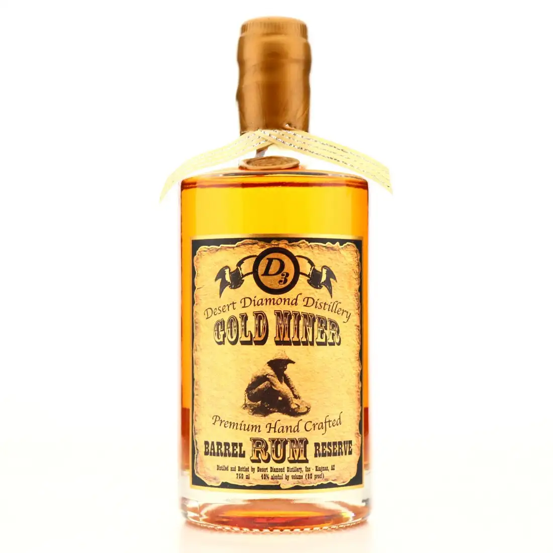 Desert Diamond Distillery Gold Miner Barrel Reserve Rum