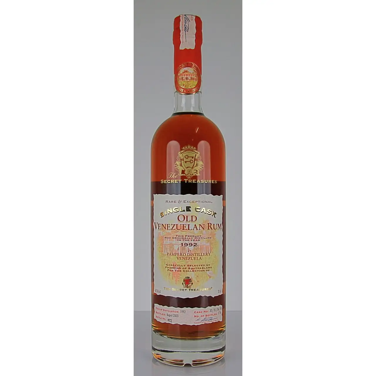 Secret Treasures Pampero Old Venezuelan Rum 1992