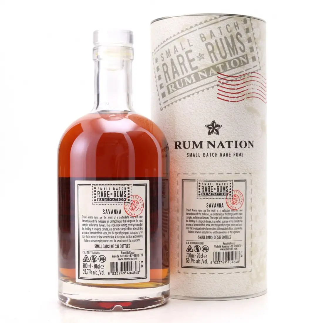 Rum Nation Savanna Small Batch Rare Rums Grand Arôme 2006