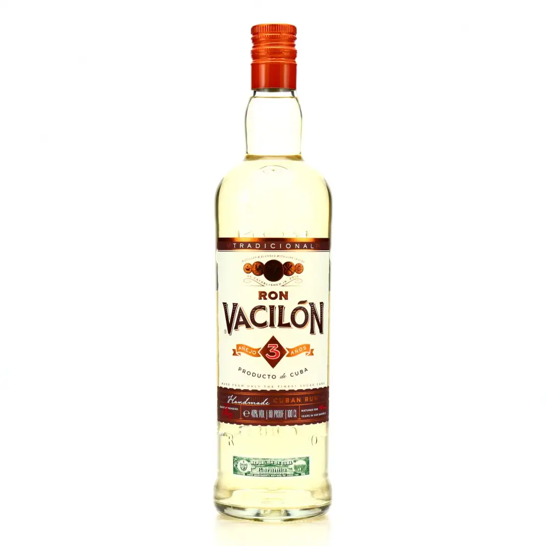Cubata Destilería Heriberto Duquesne Vacilon Ron 3 anos