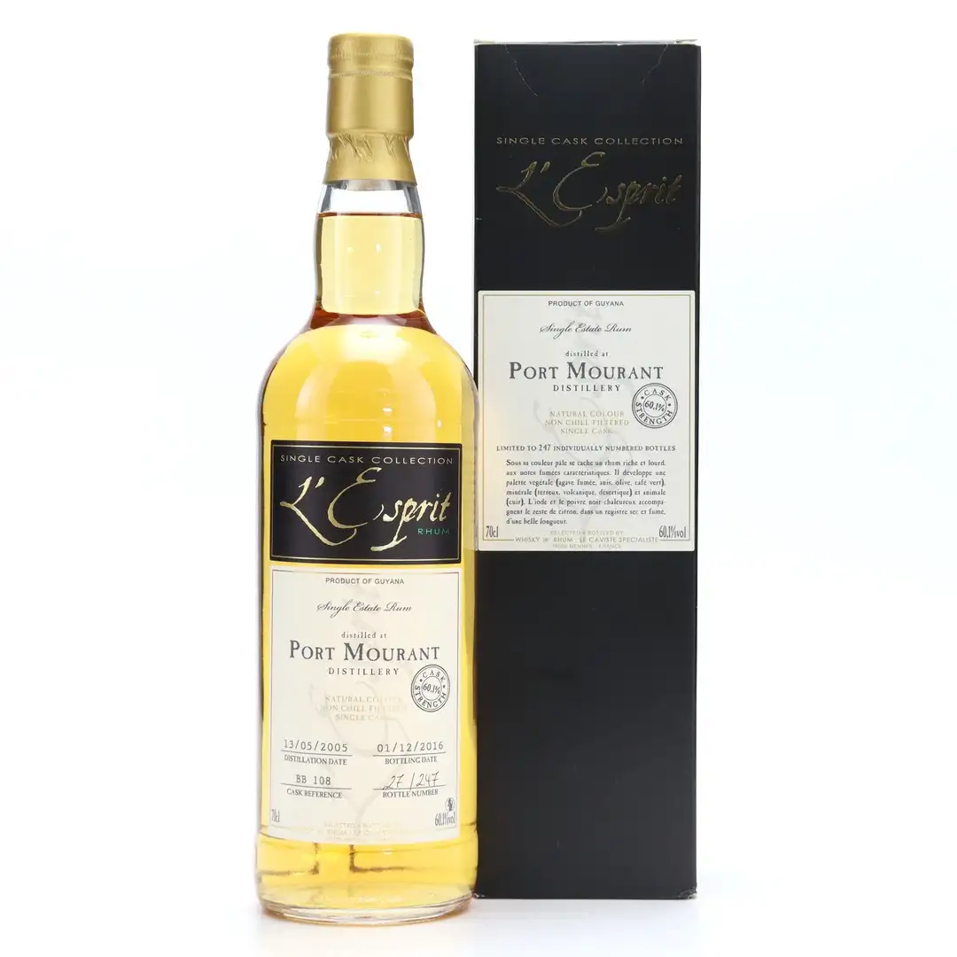 Whisky & Rhum Port Mourant L‘Esprit 2005