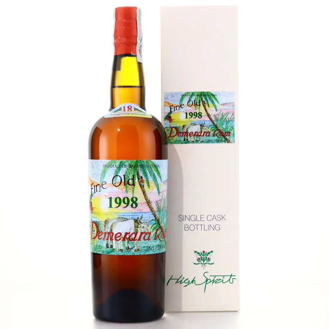 High Spirits Collection Uitvlugt Demerara Rum 1998