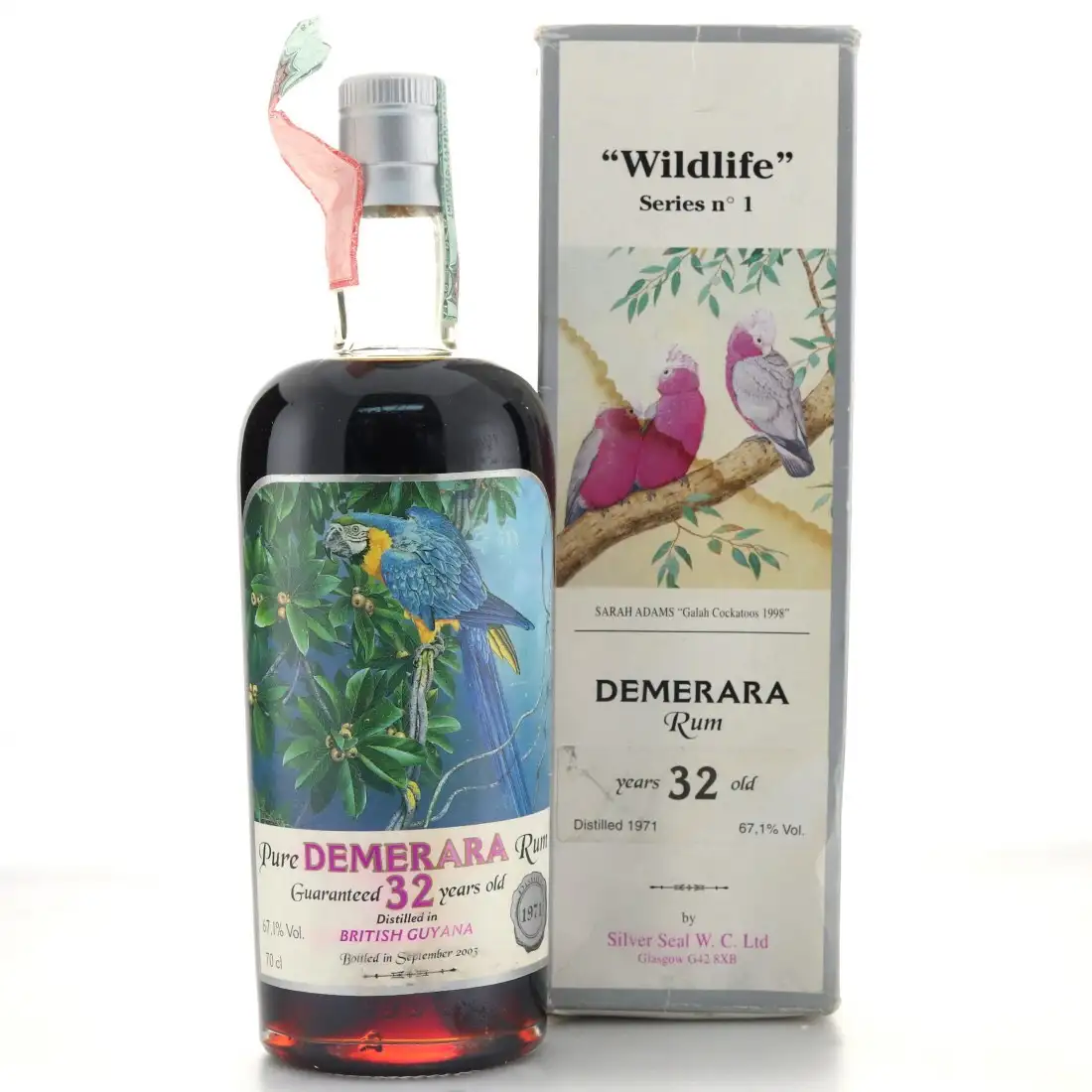 Silver Seal Demerara Rum Wildlife Series No. 1 1971