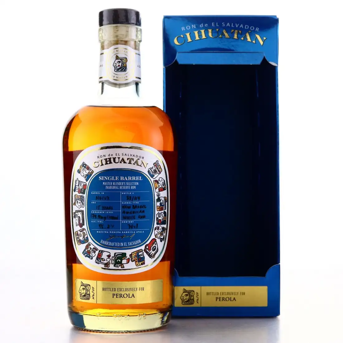 Licorera Cihuatán Single Barrel (Perola)