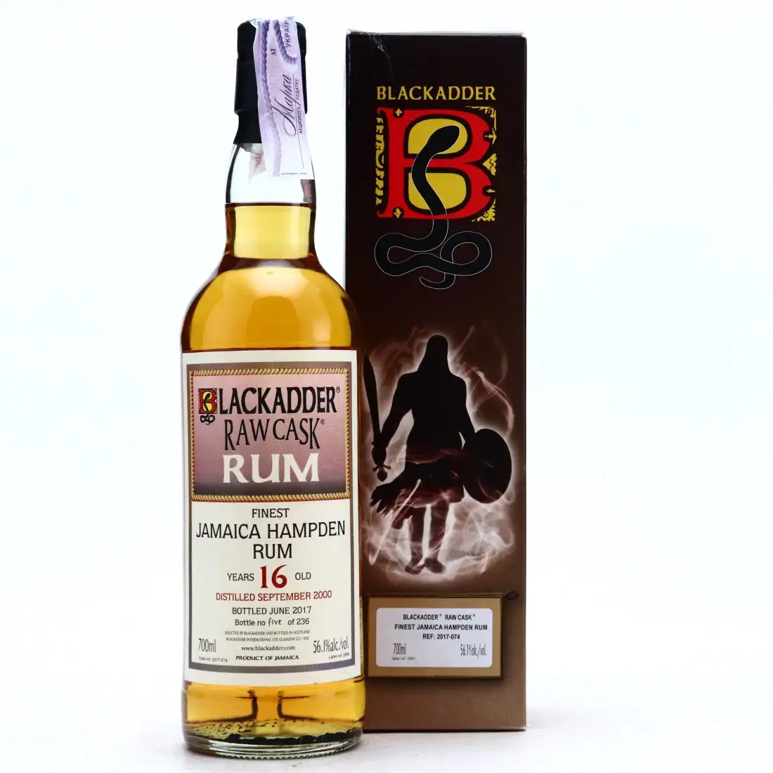 Blackadder Hampden Raw Cask Rum LROK 2000