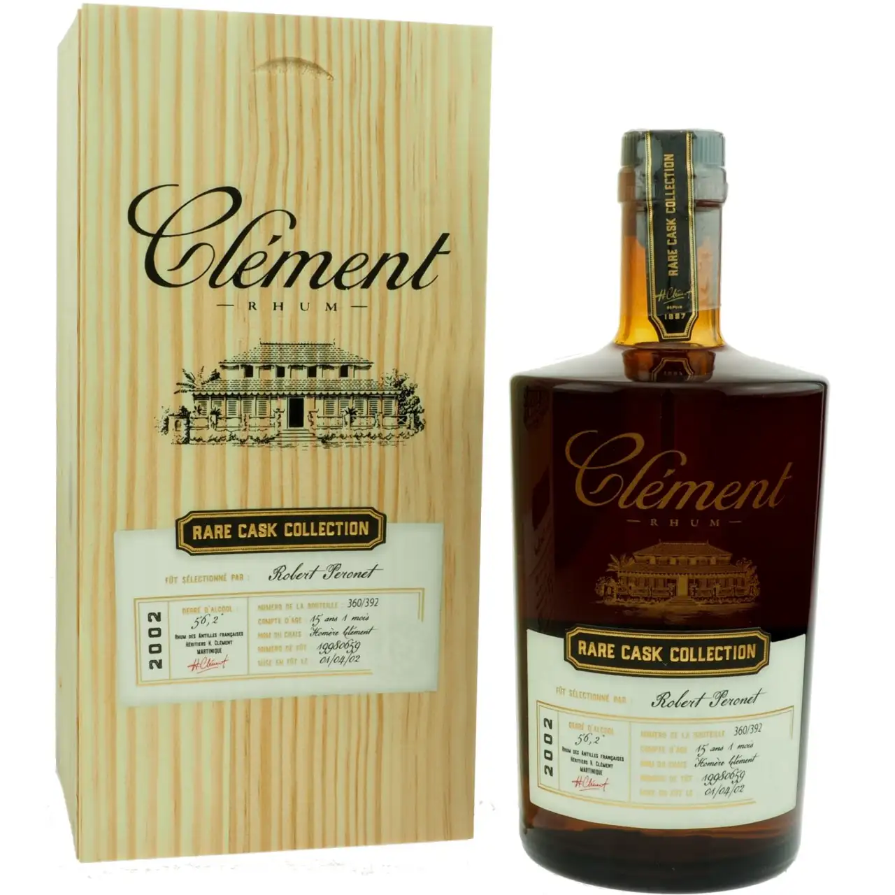 Clément Clément Rare Cask Collection Robert Peronet 2002