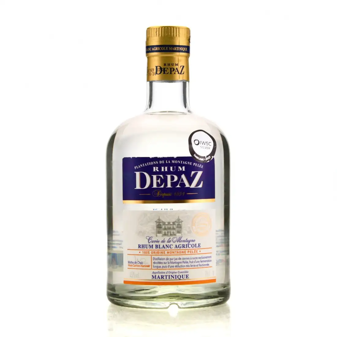 Rhum Chantal Comte Depaz Plantation De La Montagne Pelée 2004