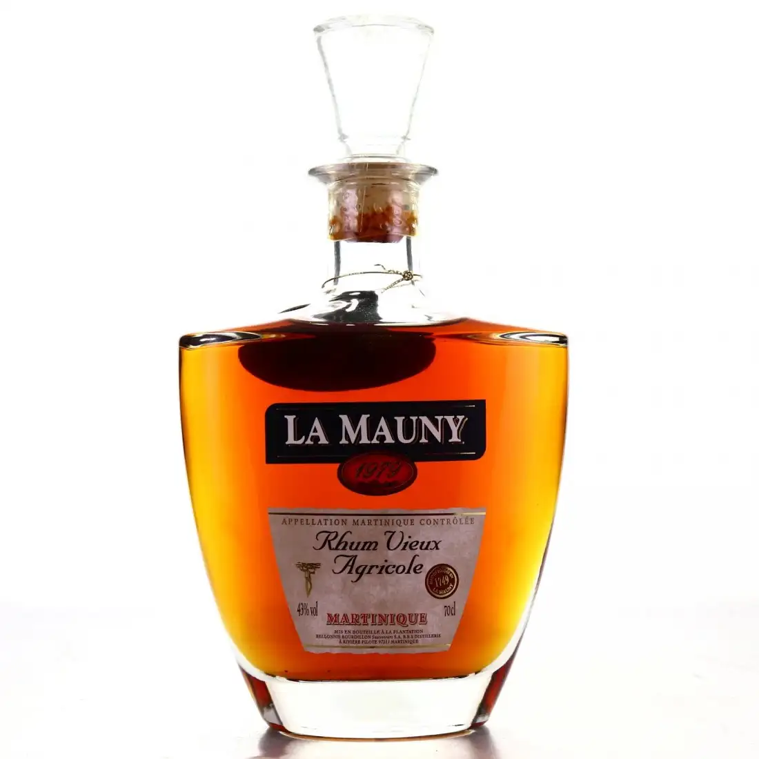 Maison La Mauny Rhum Vieux Agricole 1979