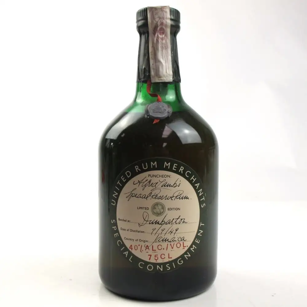Alfred Lamb‘s United Rum Merchants Special Reservation Rum 1949
